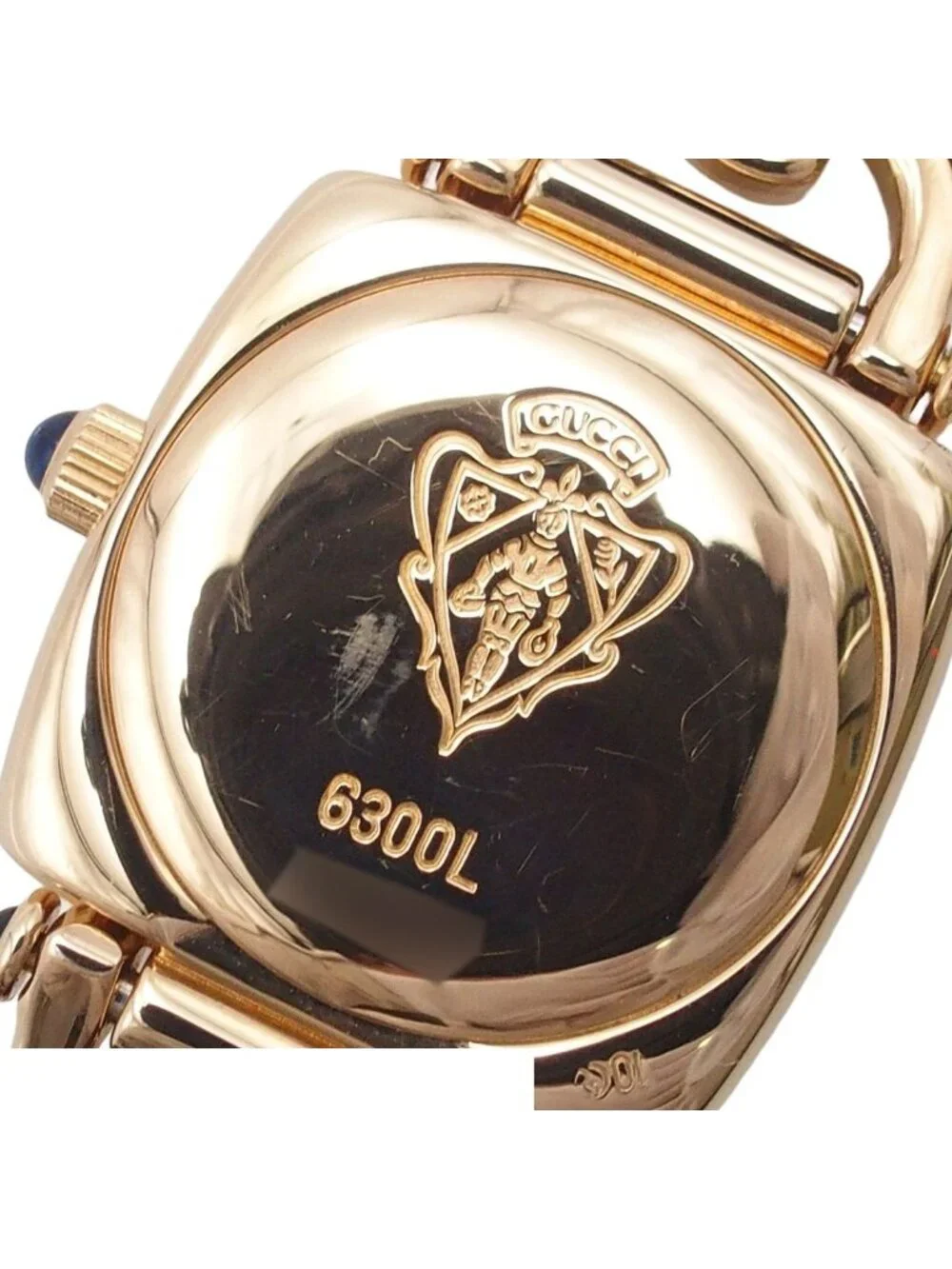 Gucci Horsebit White Leather Watch Quartz